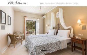 Κατασκευή Ιστοσελίδων Κέρκυρα - Villa Anthoussa Palaiokastritsa ιστοσελίδα Κέρκυρα